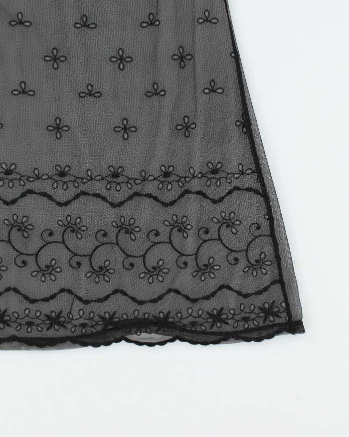 Vintage Y2k 00s Victoria's Secret Broderie Slip Dress - S sold by Rokit product image thumbnail 4