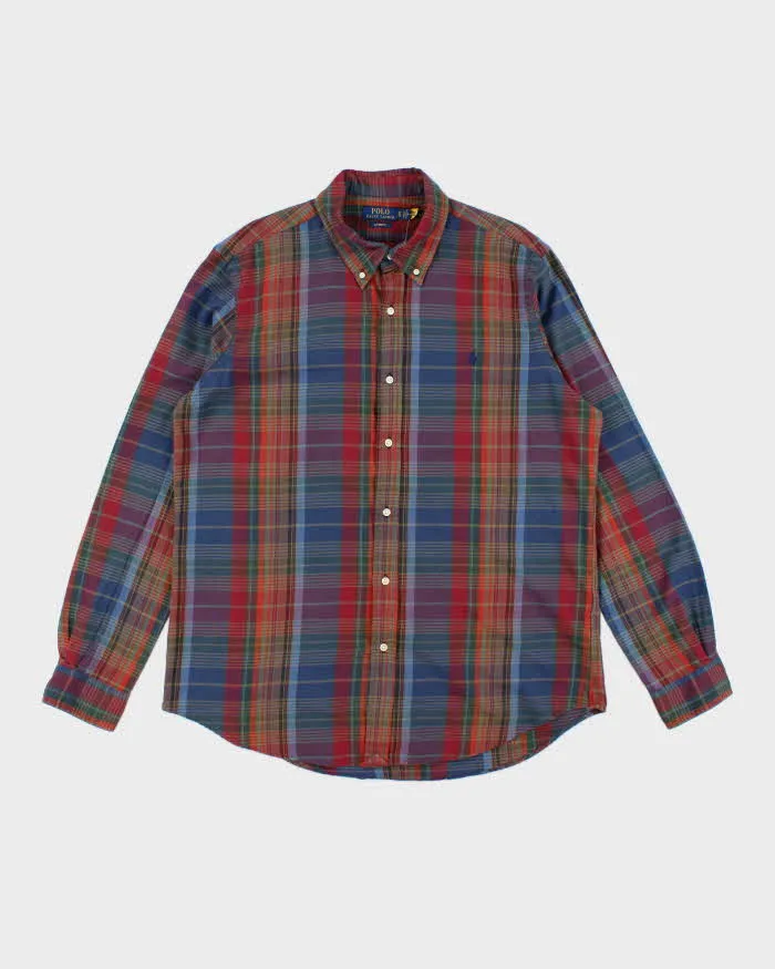 Vintage Ralph Lauren Check Long Sleeve Shirt - XL sold by Rokit