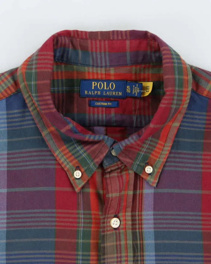 Vintage Ralph Lauren Check Long Sleeve Shirt - XL sold by Rokit product image thumbnail 5