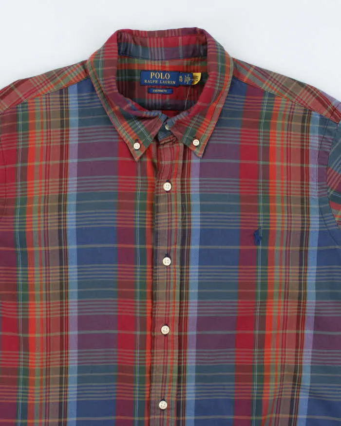 Vintage Ralph Lauren Check Long Sleeve Shirt - XL sold by Rokit product image thumbnail 3