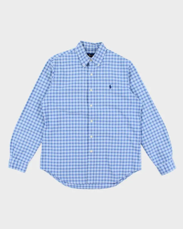 Vintage Ralph Lauren Check Long Sleeve Shirt - M sold by Rokit