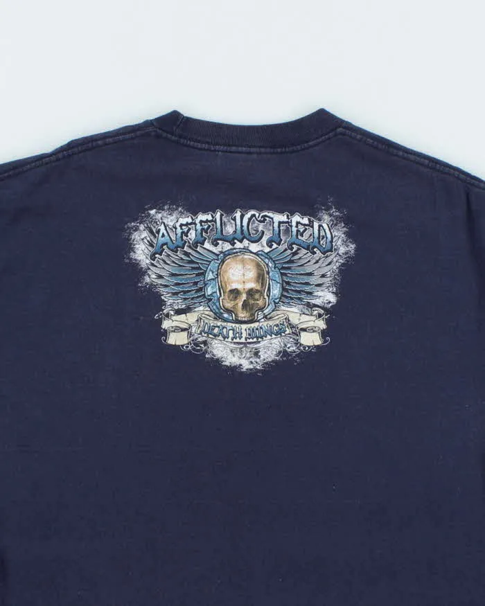Vintage Y2K Affliction Gothic Graphic T-Shirt - XL sold by Rokit product image thumbnail 4