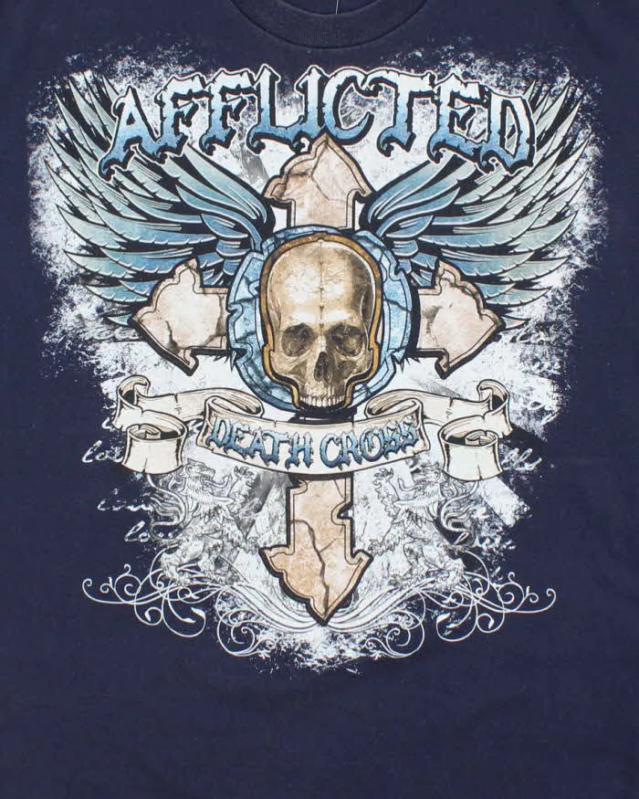Vintage Y2K Affliction Gothic Graphic T-Shirt - XL sold by Rokit product image thumbnail 3