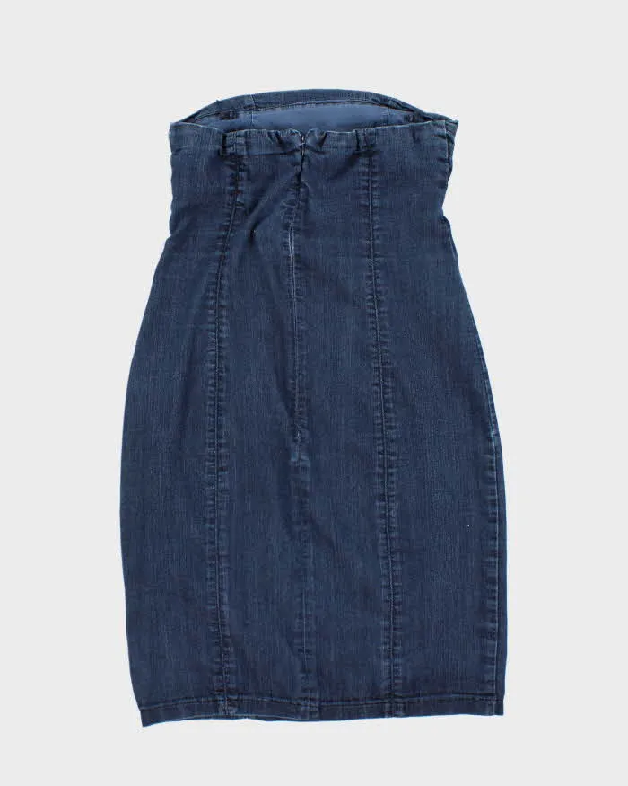 Vintage Y2k 00s Guess Sleeveless Denim Dress - S sold by Rokit product image thumbnail 2
