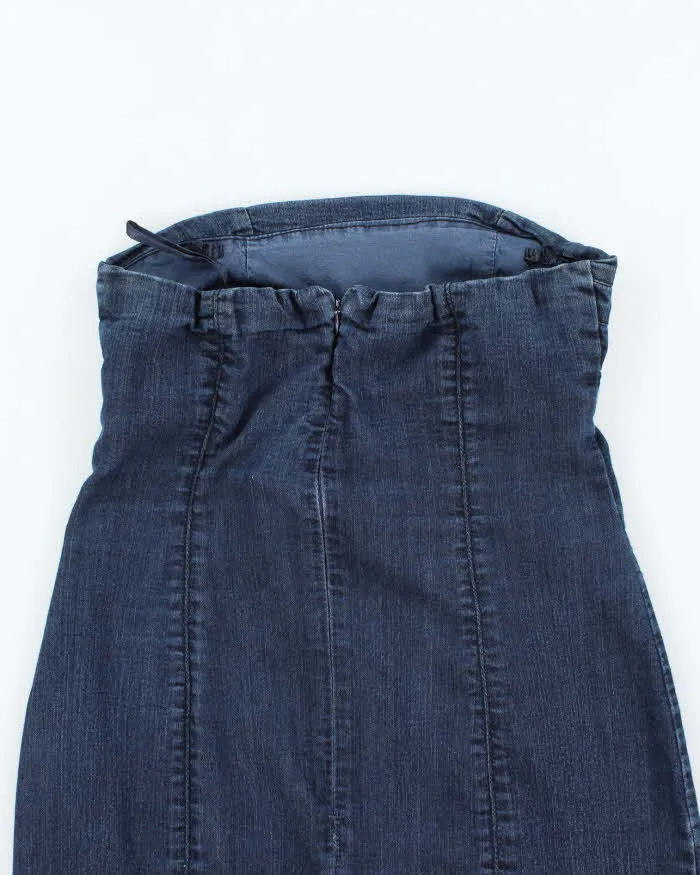 Vintage Y2k 00s Guess Sleeveless Denim Dress - S sold by Rokit product image thumbnail 4