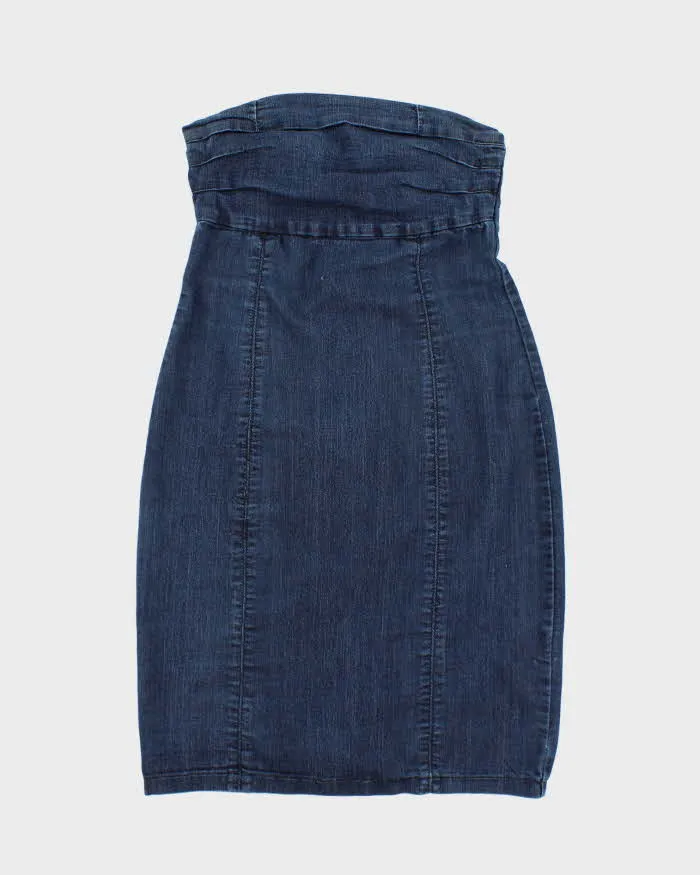 Vintage Y2k 00s Guess Sleeveless Denim Dress - S sold by Rokit