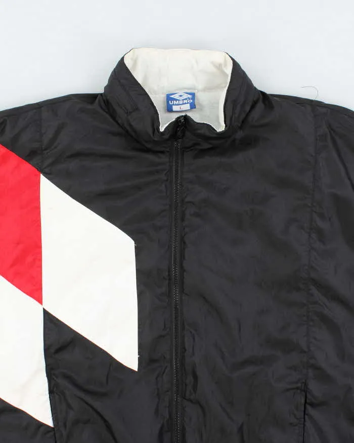 Vintage 90's Umbro Patterned Embroidered Logo Windbreaker Jacket - L sold by Rokit product image thumbnail 3