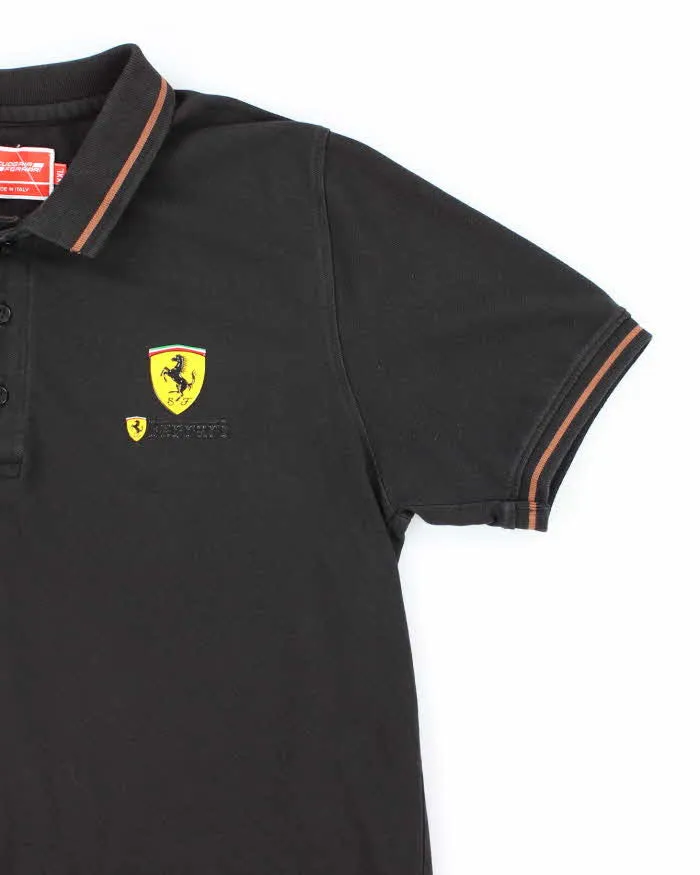 Vintage Y2K Ferrari Small Logo Oversized Polo Shirt - XXL sold by Rokit product image thumbnail 4