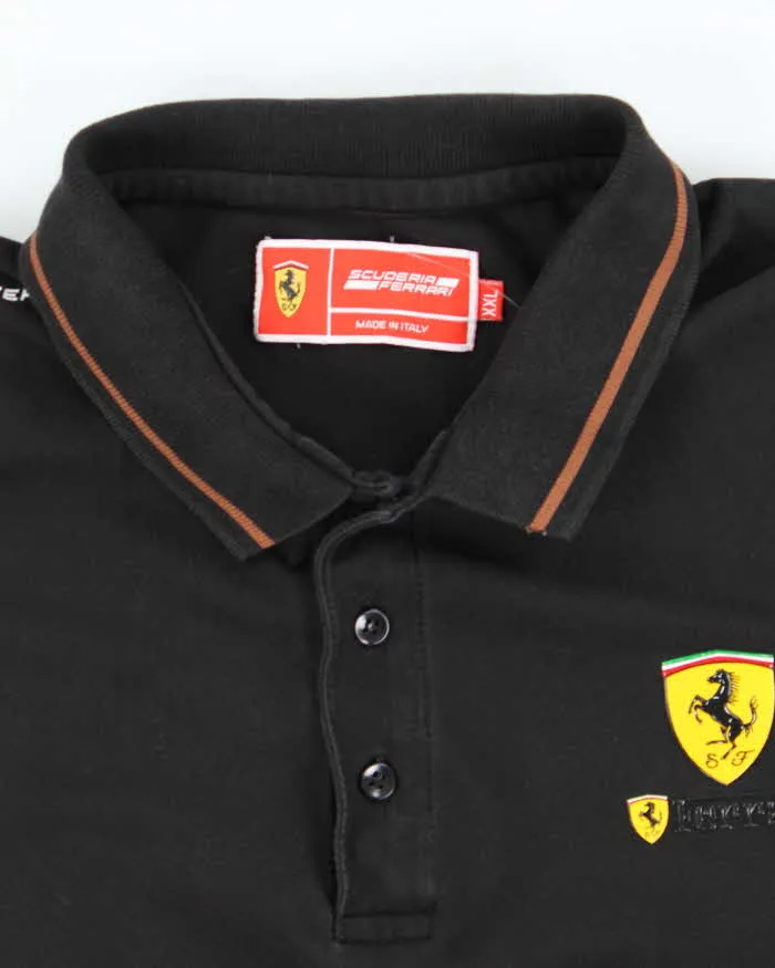 Vintage Y2K Ferrari Small Logo Oversized Polo Shirt - XXL sold by Rokit product image thumbnail 5