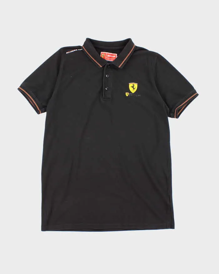 Vintage Y2K Ferrari Small Logo Oversized Polo Shirt - XXL sold by Rokit