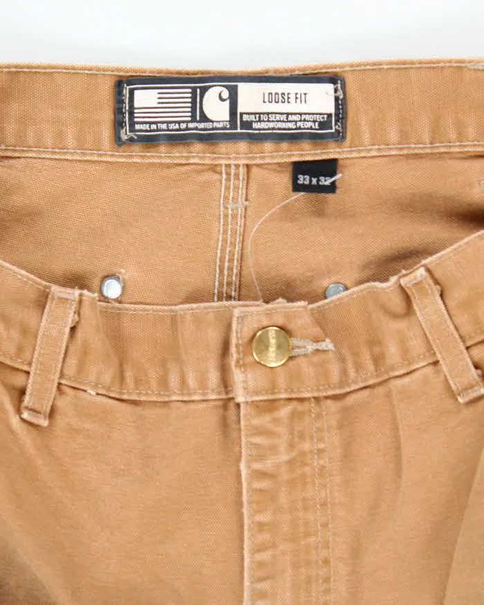 Vintage 2000's Carhartt Faded Double Knee Carpenter Trousers - W30 L30 sold by Rokit product image thumbnail 5