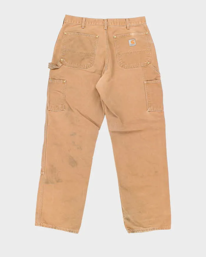 Vintage 2000's Carhartt Faded Double Knee Carpenter Trousers - W30 L30 sold by Rokit product image thumbnail 2