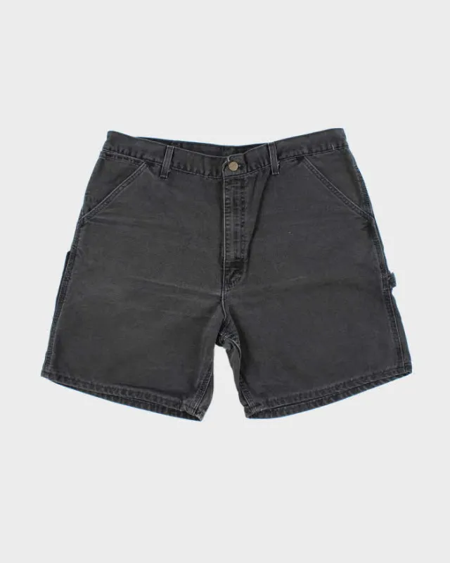 Vintage Carhartt Faded Wide Leg Carpenter Shorts - W36 L7 sold by Rokit