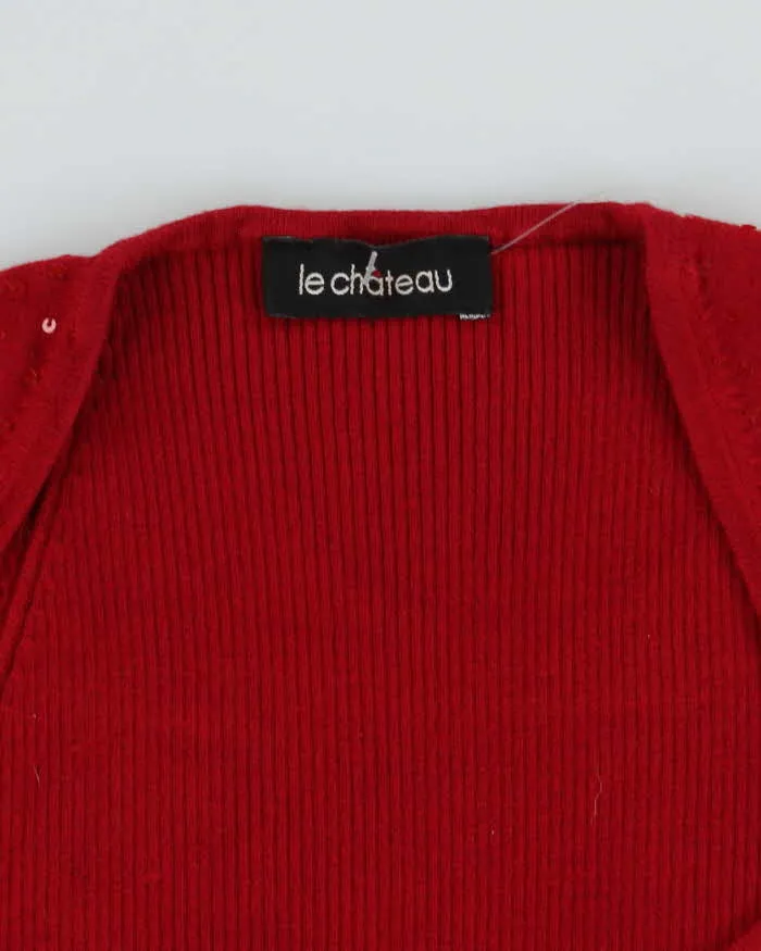Vintage Y2k 00s Le Chateau Sequin Knit Top - S sold by Rokit product image thumbnail 5