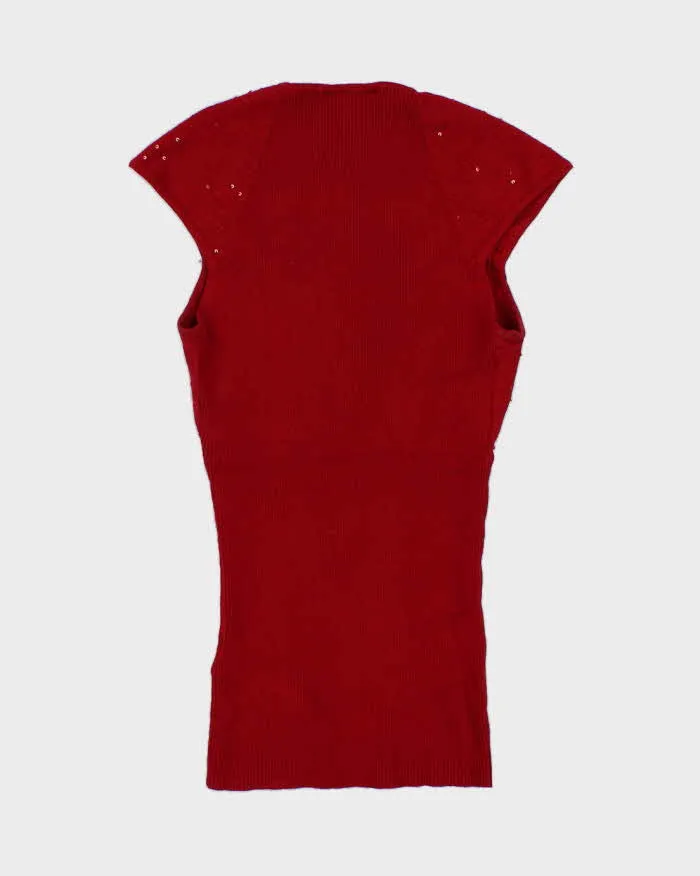 Vintage Y2k 00s Le Chateau Sequin Knit Top - S sold by Rokit product image thumbnail 2