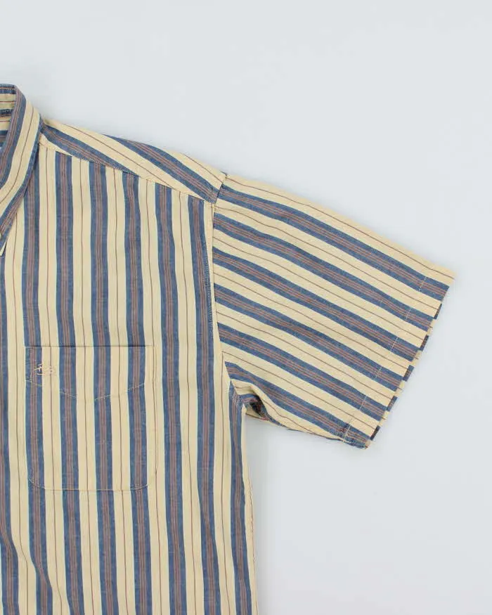 Vintage Pierre Balmain Striped Short Sleeve Shirt - L sold by Rokit product image thumbnail 4