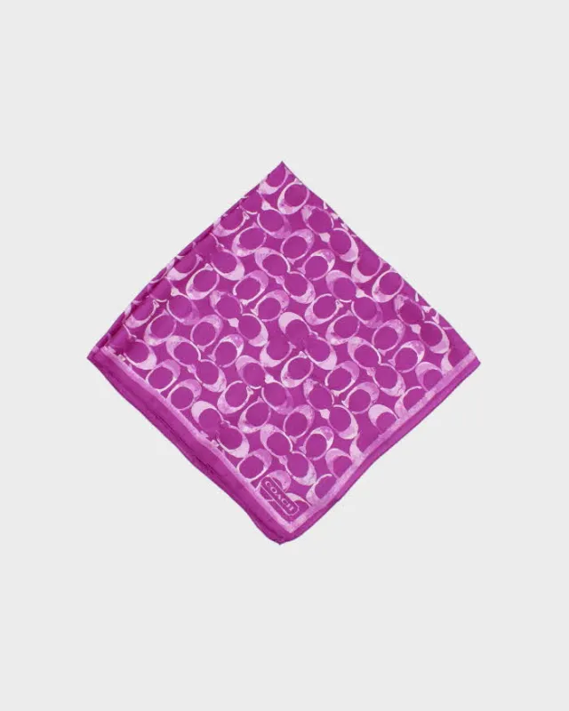 Vintage Coach Silk Scarf sold by Rokit