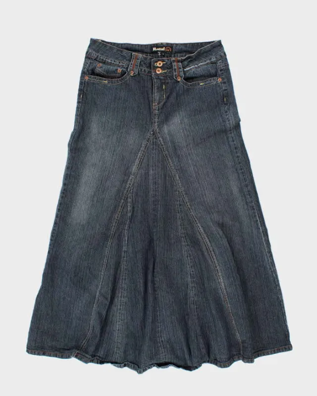 Vintage Y2k 00s Rewind Denim Skirt - S sold by Rokit