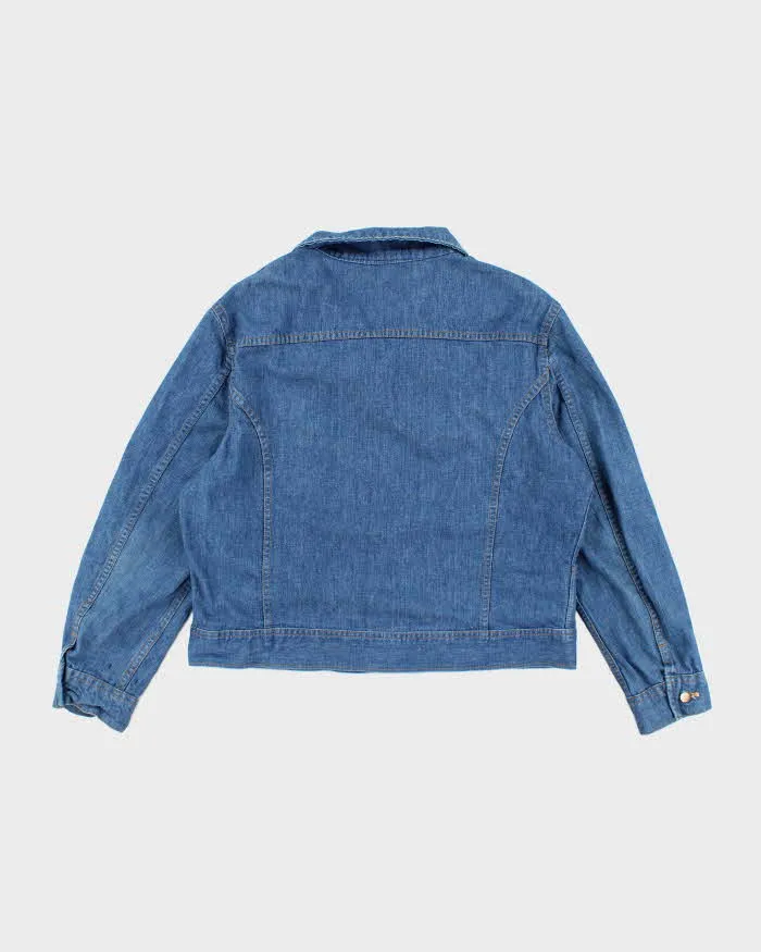 Vintage 80's Lee Medium Wash Lightweight Denim Jacket - XL sold by Rokit product image thumbnail 2
