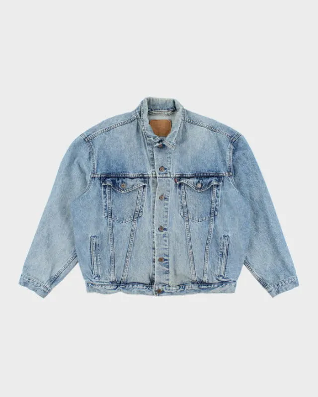 Vintage 90's Levi's Oversized Light Wash Denim Jacket - XL sold by Rokit