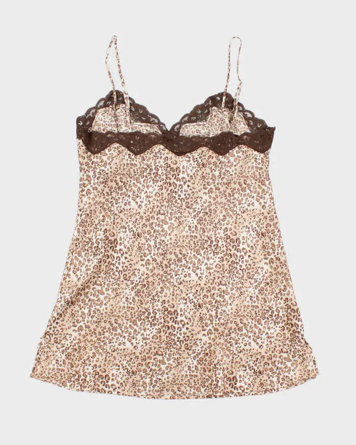 Vintage Y2k 00s La Senza Leopard Print Slip Dress - M sold by Rokit product image thumbnail 2