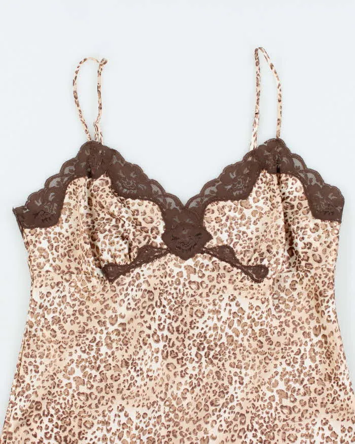 Vintage Y2k 00s La Senza Leopard Print Slip Dress - M sold by Rokit product image thumbnail 3