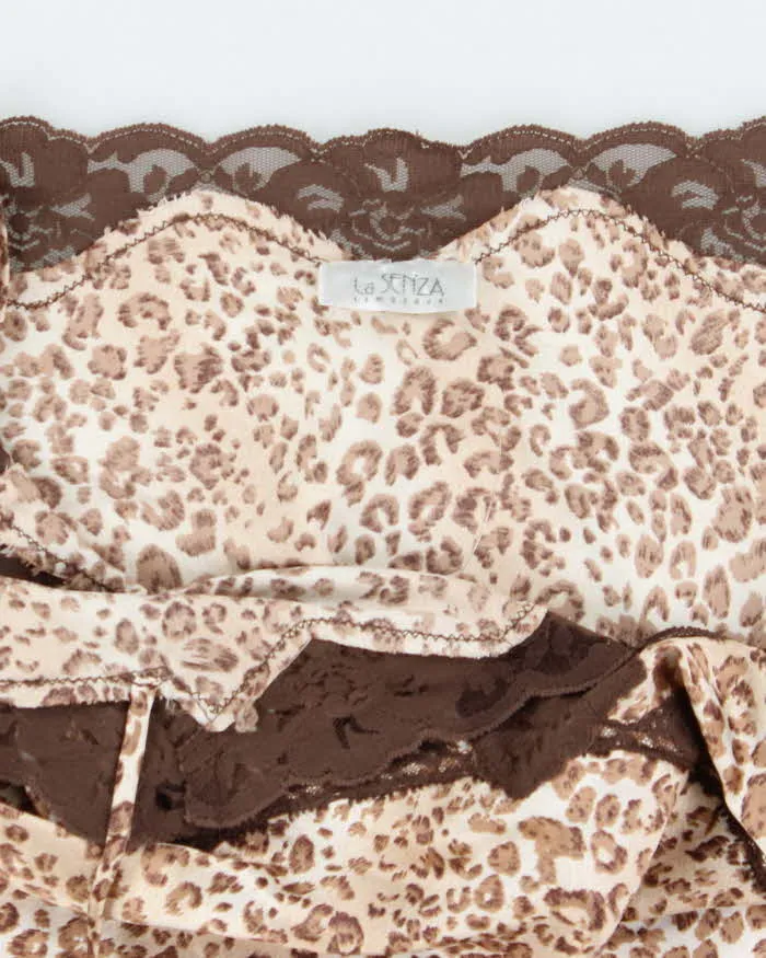Vintage Y2k 00s La Senza Leopard Print Slip Dress - M sold by Rokit product image thumbnail 5