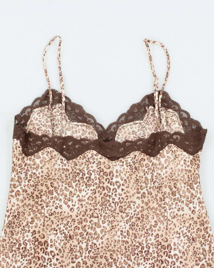 Vintage Y2k 00s La Senza Leopard Print Slip Dress - M sold by Rokit product image thumbnail 4