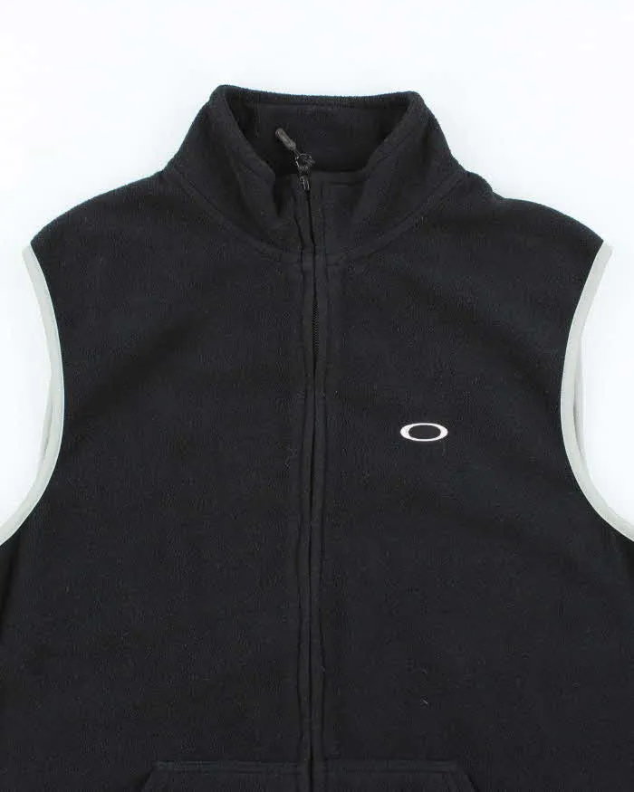 Vintage 2000's Oakley Embroidered Logo Fleece Gilet Jacket - S sold by Rokit product image thumbnail 3