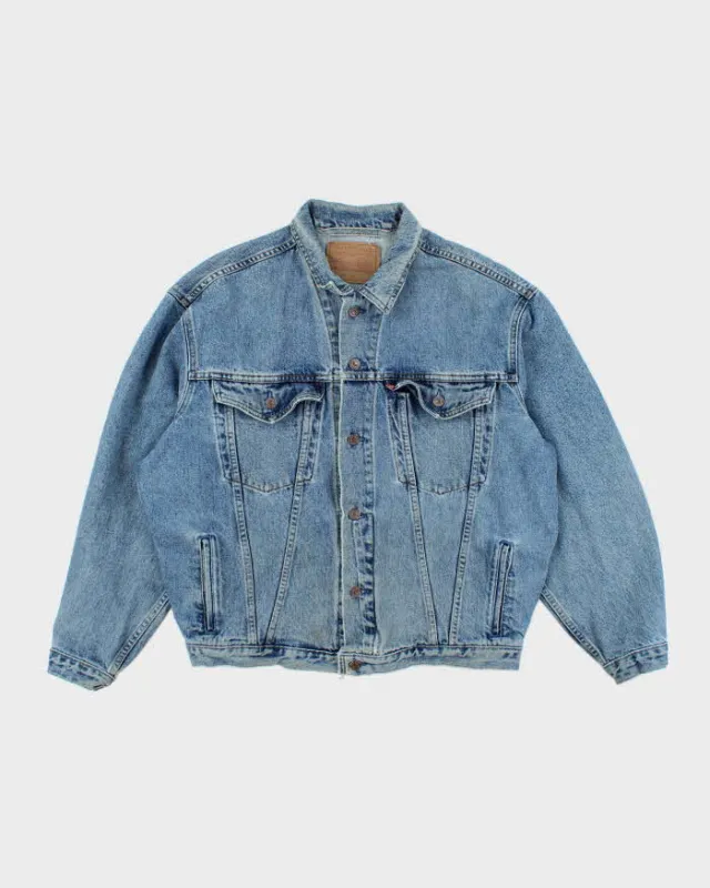 Vintage 90's Levi's Medium Wash Boxy Denim Jacket - L made by Levi's