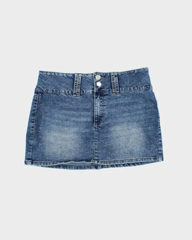 Vintage Y2k 00s Refuge Denim Skirt - S sold by Rokit