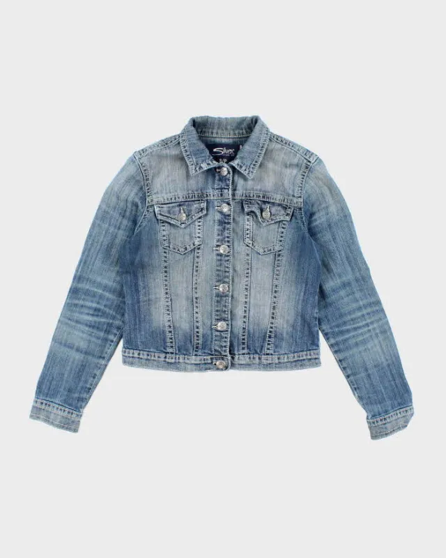00s Silver Jeans Co. Denim Jacket - S sold by Rokit