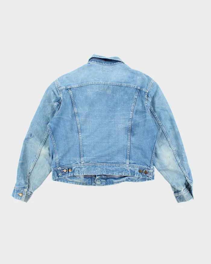 Vintage 90's Lee Oversized Faded Light Wash Denim Jacket - L sold by Rokit product image thumbnail 2