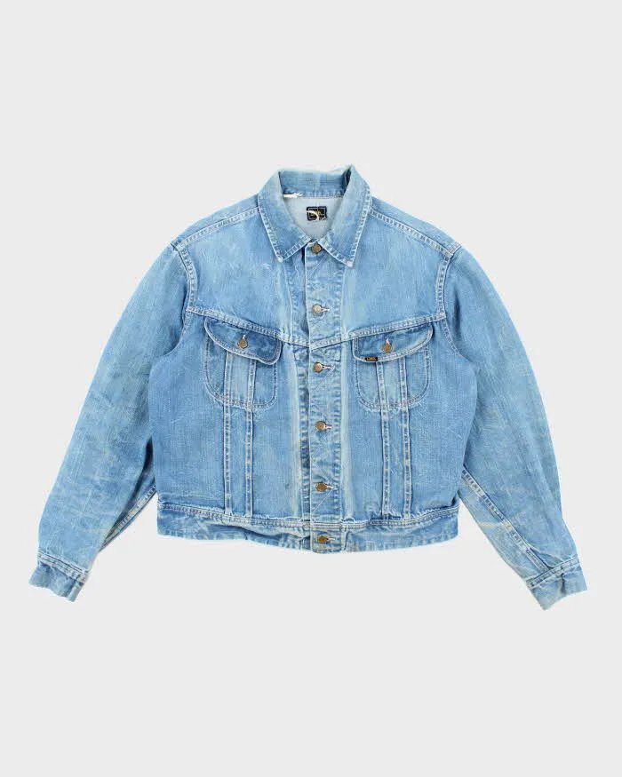 Vintage 90's Lee Oversized Faded Light Wash Denim Jacket - L sold by Rokit