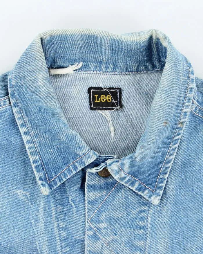 Vintage 90's Lee Oversized Faded Light Wash Denim Jacket - L sold by Rokit product image thumbnail 5