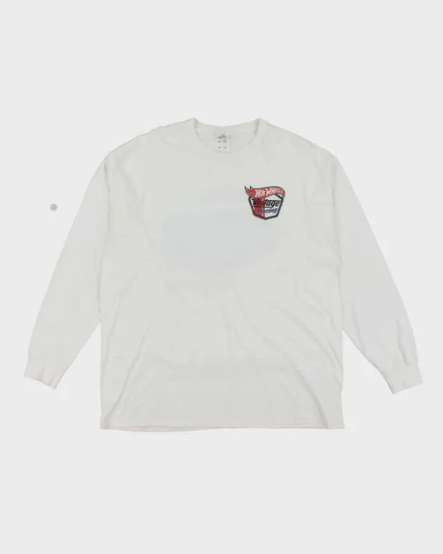 Vintage 2000's Hot Wheels Racing Graphic Long Sleeve T-Shirt - XL sold by Rokit