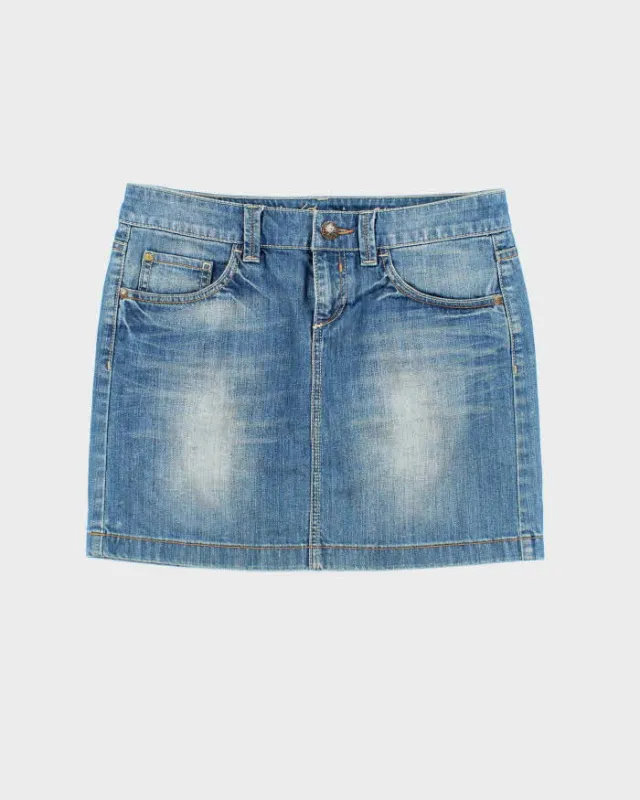 Vintage Y2k 00s Espirt Denim Mini Skirt - S sold by Rokit