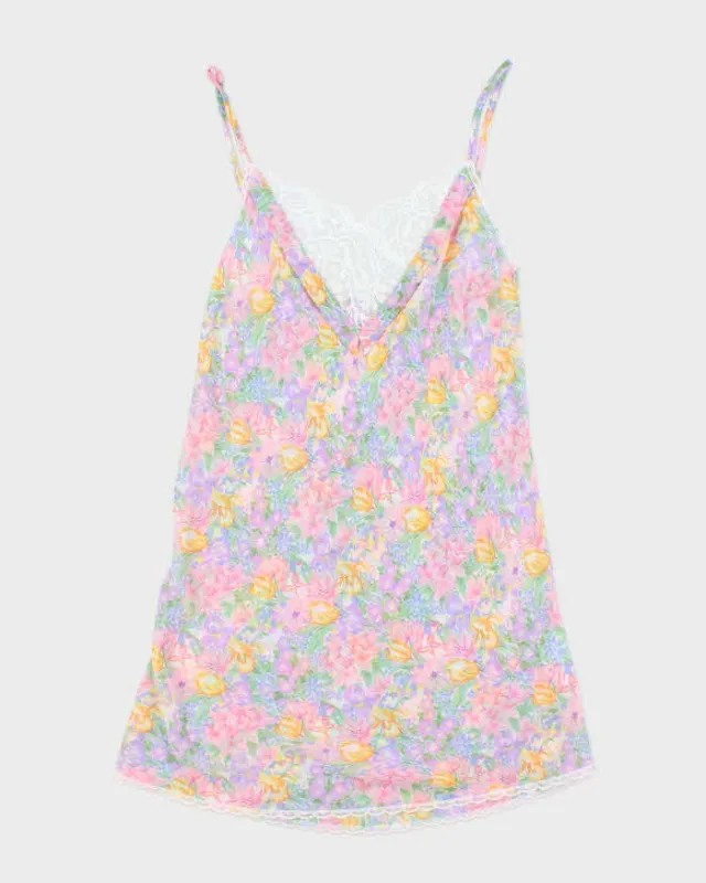 Vintage Erica Taylor Sheer Floral Slip Dress - XS sold by Rokit