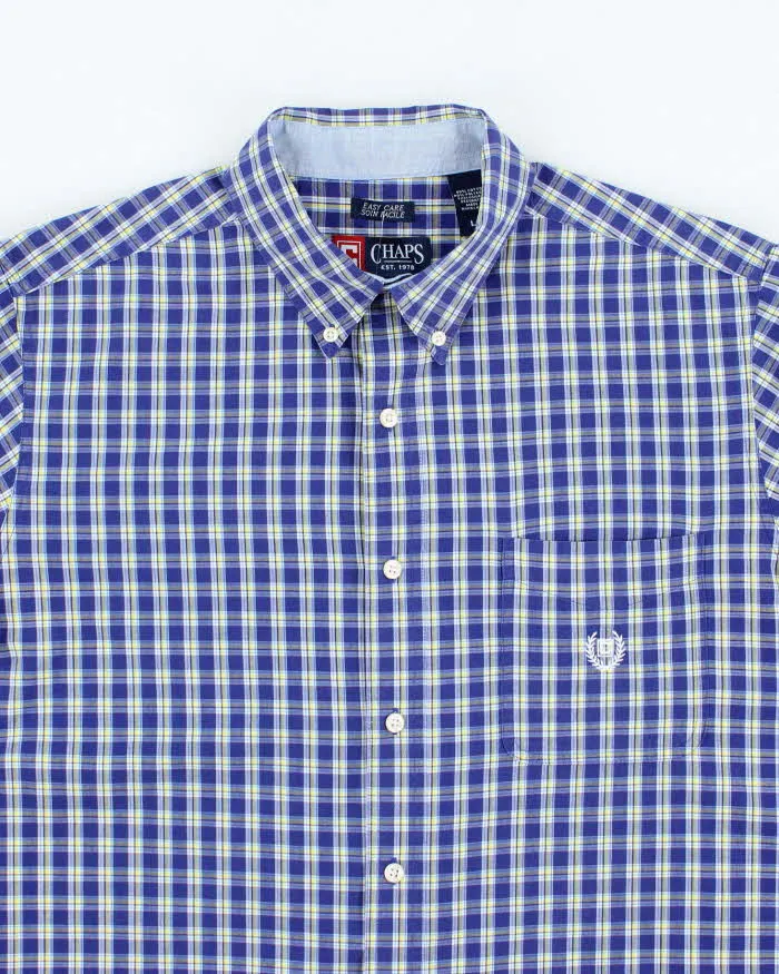 Chaps Checked Short Sleeve Short - L sold by Rokit product image thumbnail 3