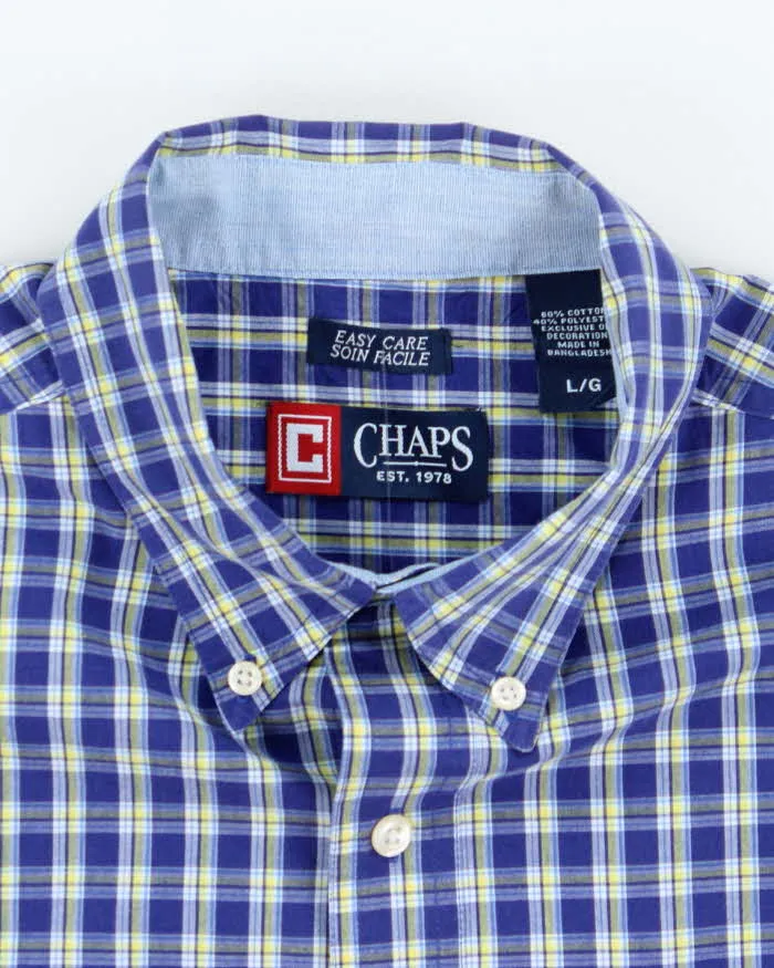 Chaps Checked Short Sleeve Short - L sold by Rokit product image thumbnail 5