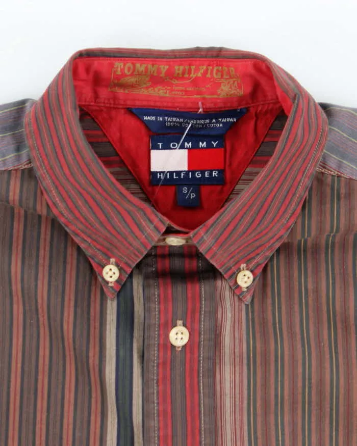 Vintage Tommy Hilfiger Stripe Oversized Shirt - S sold by Rokit product image thumbnail 5