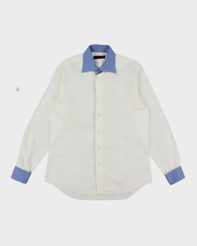 Vintage 2000's Etro Plain Long Sleeve Shirt - L sold by Rokit