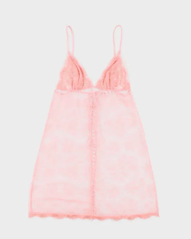 Vintage Y2k 00s Victoria's Secret Lace Slip Dress - S sold by Rokit