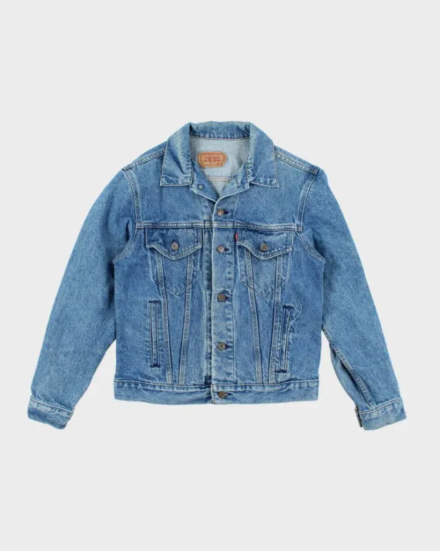 Vintage 90's Levi's Medium Wash Faded Denim Jacket - L sold by Rokit