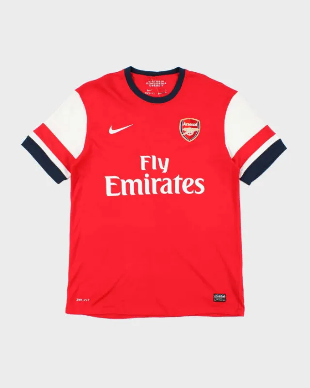 Nike Arsenal FC 2012/14 Home Football Shirt - L sold by Rokit