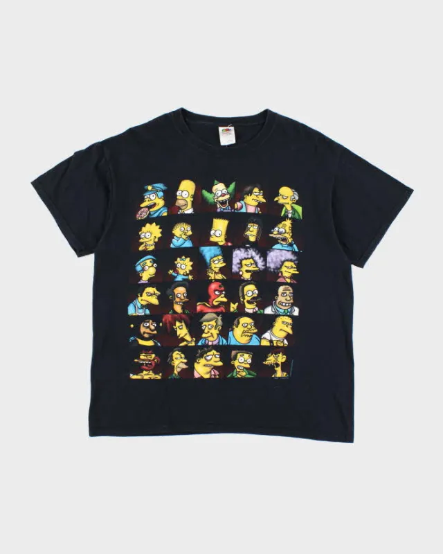 Vintage Y2K The Simpsons Profile Pictures Graphic T-Shirt - L sold by Rokit