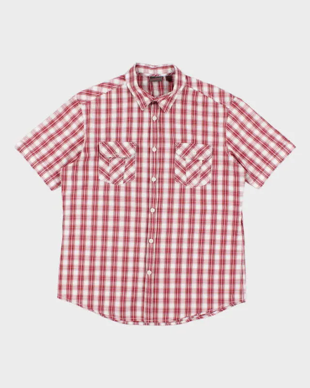 Vintage 00s Esprit Check Short Sleeve Shirt - L sold by Rokit