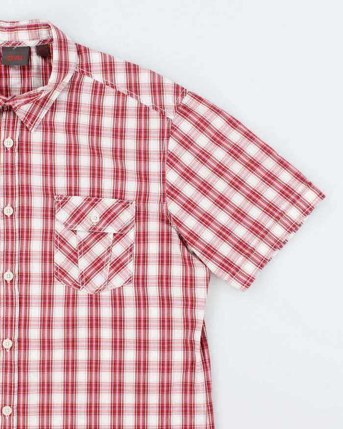 Vintage 00s Esprit Check Short Sleeve Shirt - L sold by Rokit product image thumbnail 4