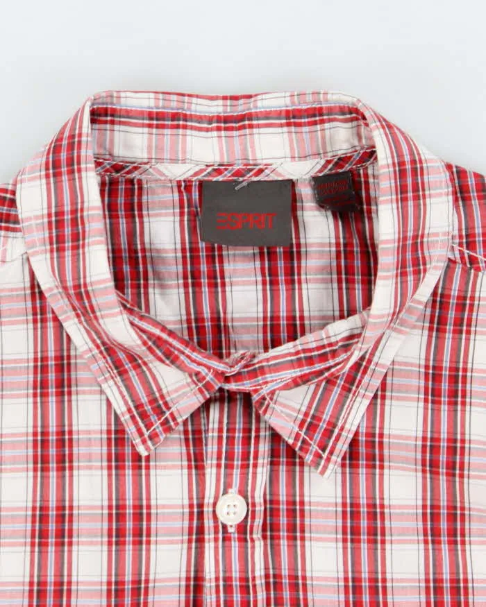 Vintage 00s Esprit Check Short Sleeve Shirt - L sold by Rokit product image thumbnail 5