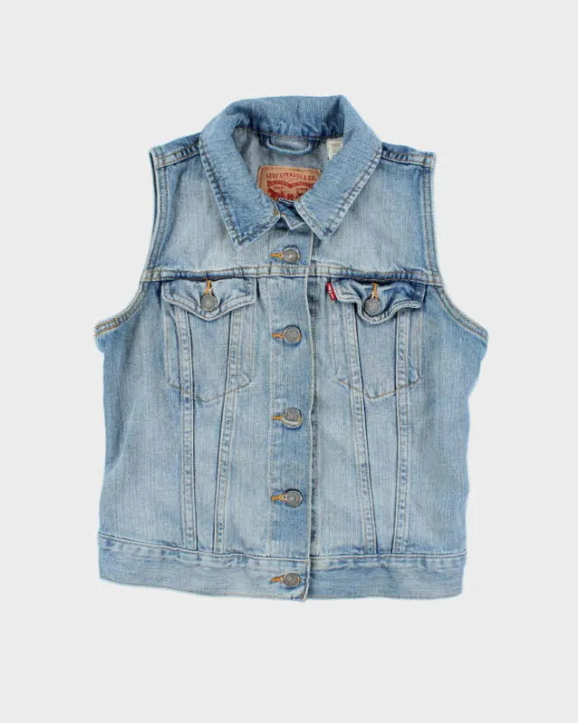 Vintage 2000's Levi's Medium Wash Denim Gilet - S sold by Rokit